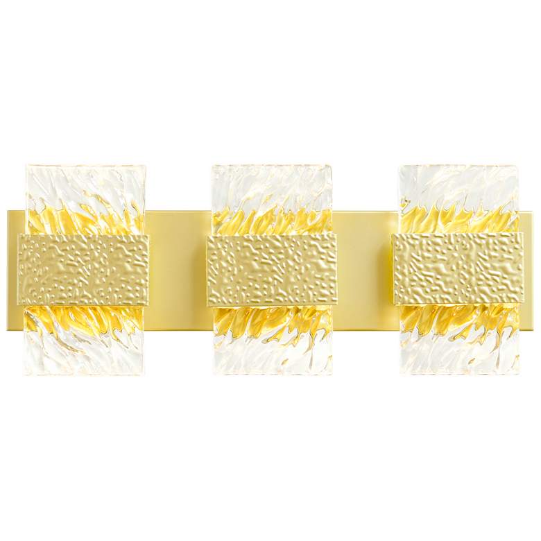 Image 1 Carolina LED Wall Sconce With Gold Leaf Finish