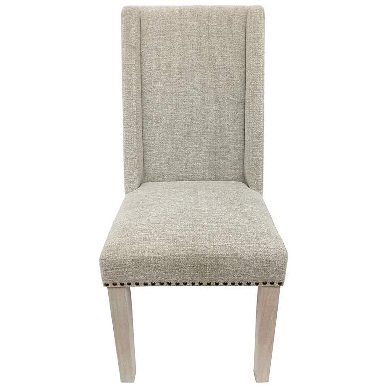 Image 1 Carolina Living Laurant 19 1/2" Fawn Fabric Dining Chairs Set of 2