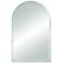 Caroline Mirrored Glass 26" x 40" Arch Top Wall Mirror