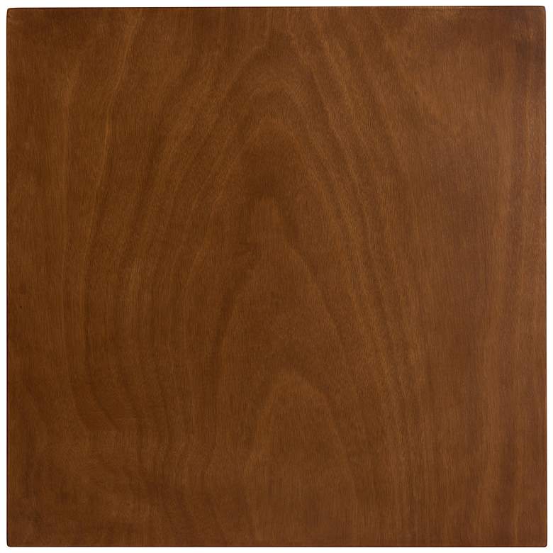 Image 7 Caron Walnut Brown Wood 5-Piece Pub Height Dining Set more views