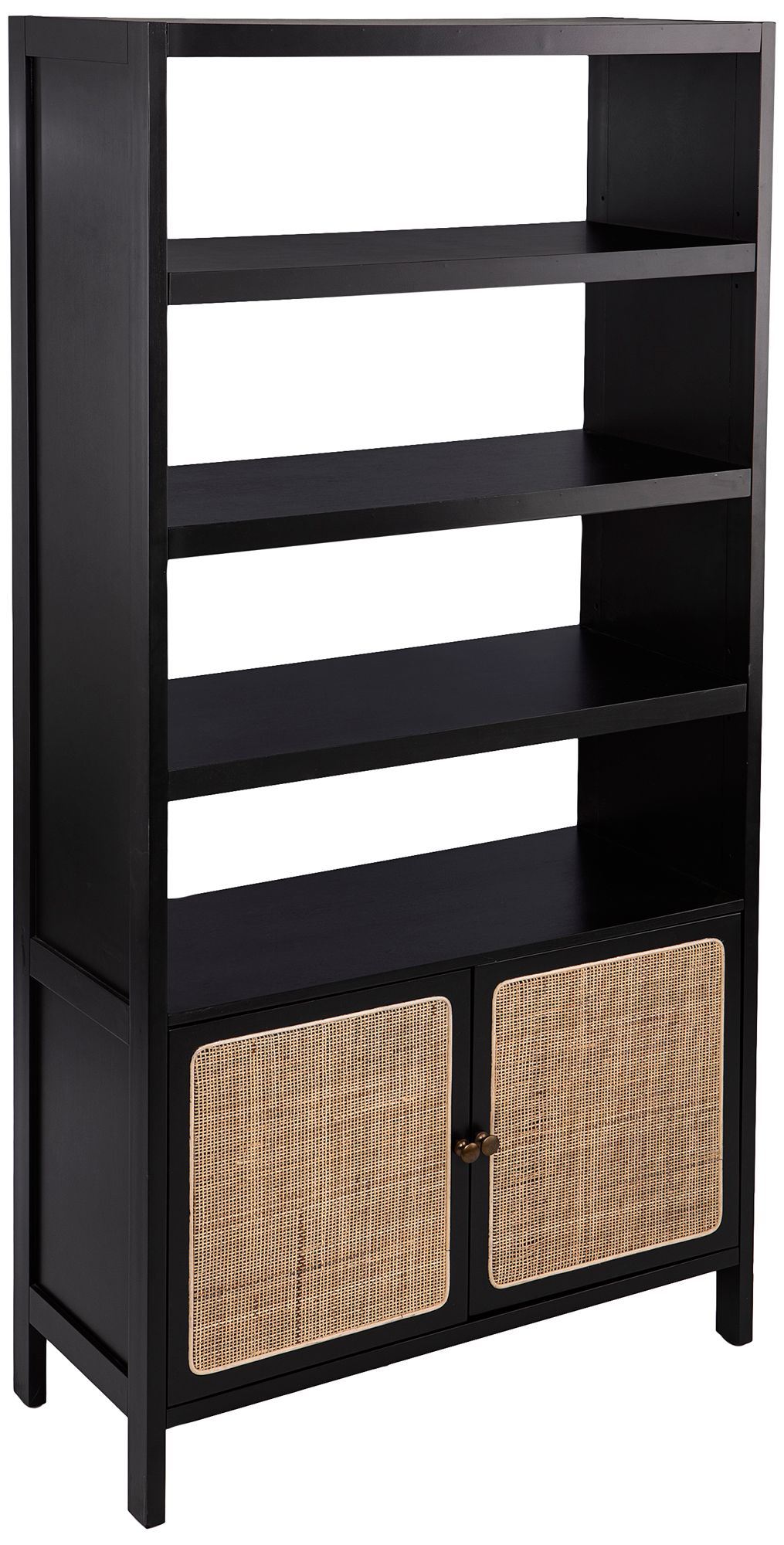 Wide black bookshelf hotsell