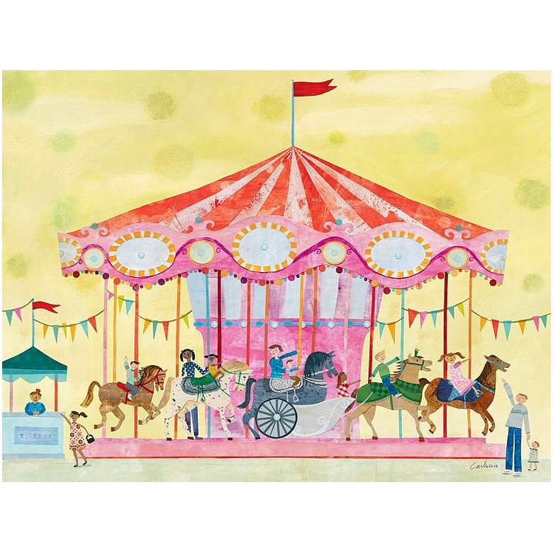 Image 1 Carousel 24 inch Wide Canvas Wall Art