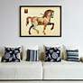5_Carousel Horse 40" Wide Dimensional Collage Framed Wall Art more views