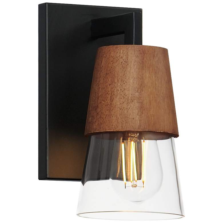 Image 1 Carpenter 1-Light Bath Vanity Walnut / Black