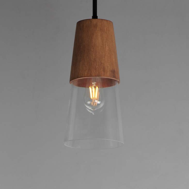 Image 3 Carpenter 6.5" Mini Pendant Walnut / Black more views