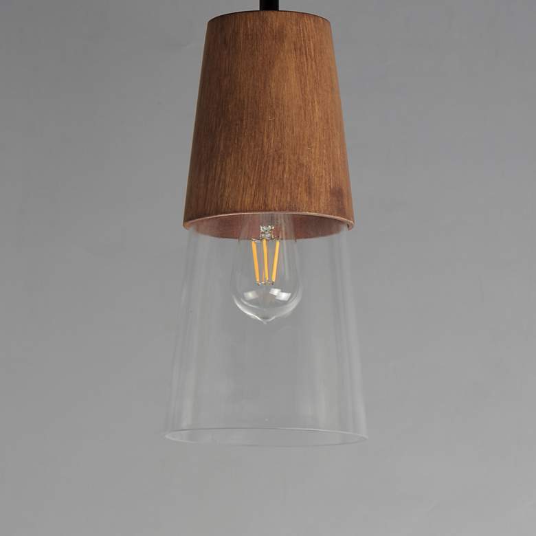 Image 4 Carpenter 6.5" Mini Pendant Walnut / Black more views