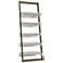 Carpina 69 3/4" High 5-Shelf Oak Ladder Modern Bookcase