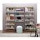 Carpina Home 74 1/2" Wide Ladder Bookcase and Office Desk