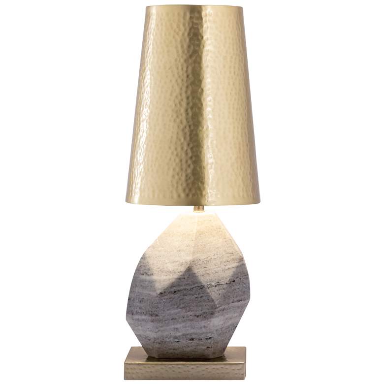 Image 1 Carr 22 inch High 1-Light Table Lamp -Gray