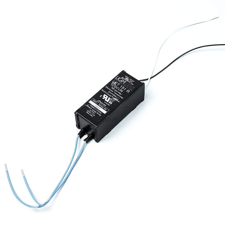Image 1 Carra 1.3" Wide Black 12VAC 150W Electronic Transformer