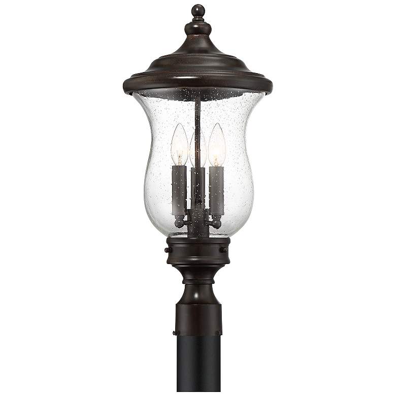Image 5 Carriage 23" High Bronze 3-Light LED Outdoor Post Light more views