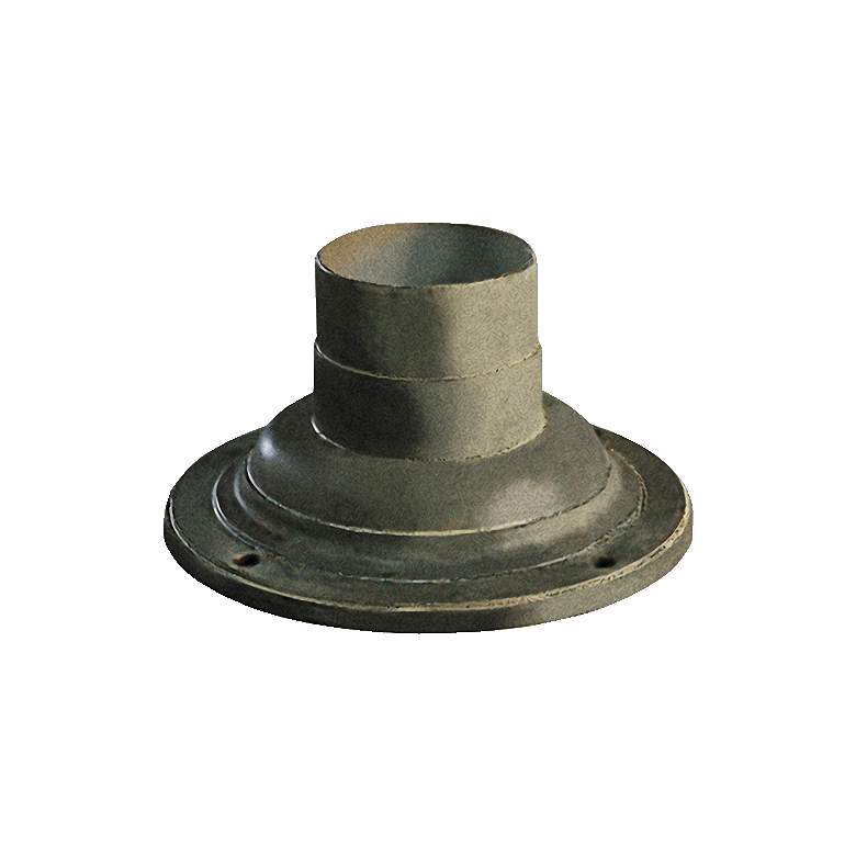 Image 1 Carriage 3 1/2" High Olde Bronze Outdoor Pier Mount