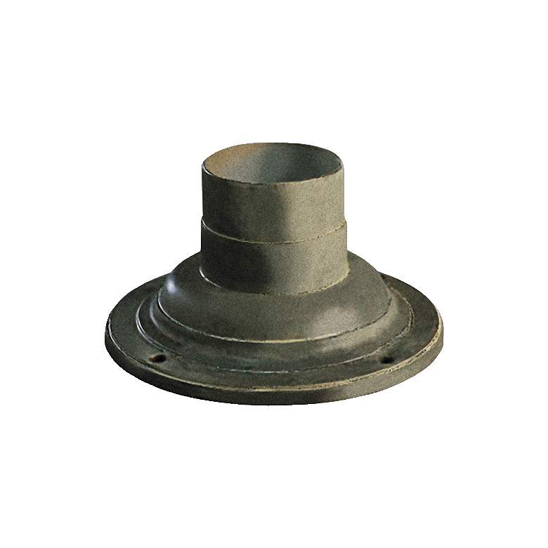 Image 1 Carriage 3 1/2 inch High Olde Bronze Outdoor Pier Mount