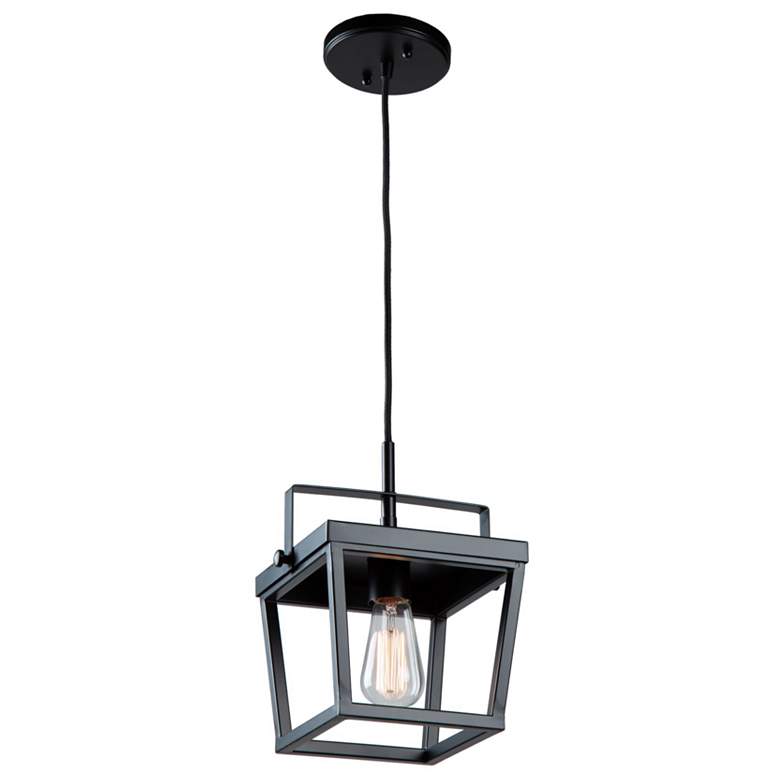 Image 1 Carriage 30.7" Wide Black Pendant