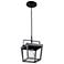 Carriage 30.7" Wide Black Pendant