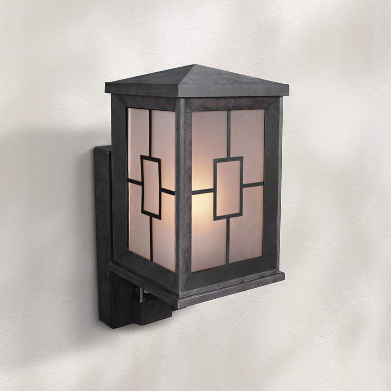 Image 1 Carriage Bronze 12 1/2" High Motion Sensor Security Light