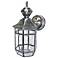 Carriage House 13 1/2" Traditional Silver Motion Sensor Outdoor Light