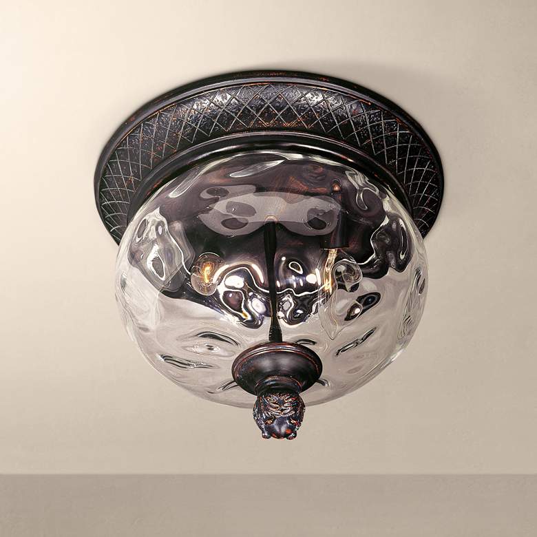 Carriage House Collection 12&quot; Wide Ceiling Light
