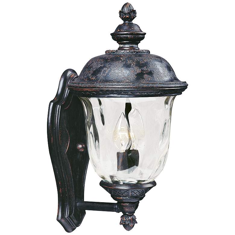 Image 1 Carriage House VX 16"H Oriental Bronze Outdoor Wall Light
