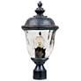 1_Carriage House VX 19 1/2" High Oriental Bronze Post Light