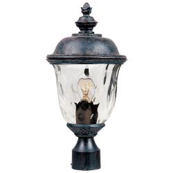 Carriage House VX 19 1/2" High Oriental Bronze Post Light