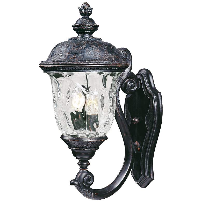 Image 1 Carriage House VX 20"H Oriental Bronze Outdoor Wall Light