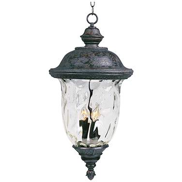 Carriage House VX 24 1/2" High Oriental Bronze Hanging Light