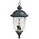 Carriage House VX 24 1/2" High Oriental Bronze Hanging Light