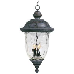 Carriage House VX 24 1/2" High Oriental Bronze Hanging Light