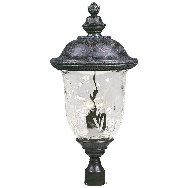 Image 1 Carriage House VX 29"H Oriental Bronze Outdoor Post Light
