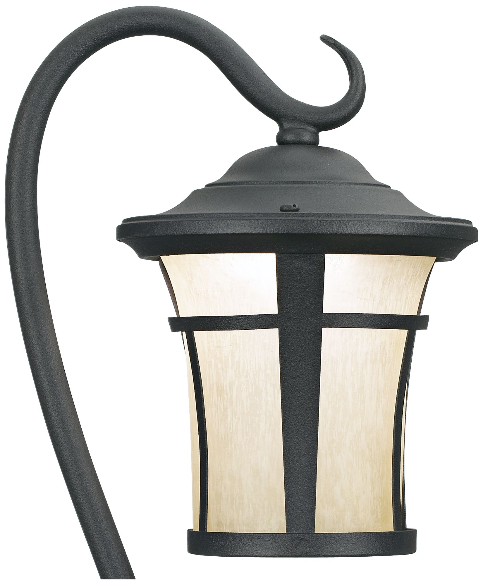 Image 4 Carriage Textured Black 10-Piece LED Path w/ Flood Light Set more views