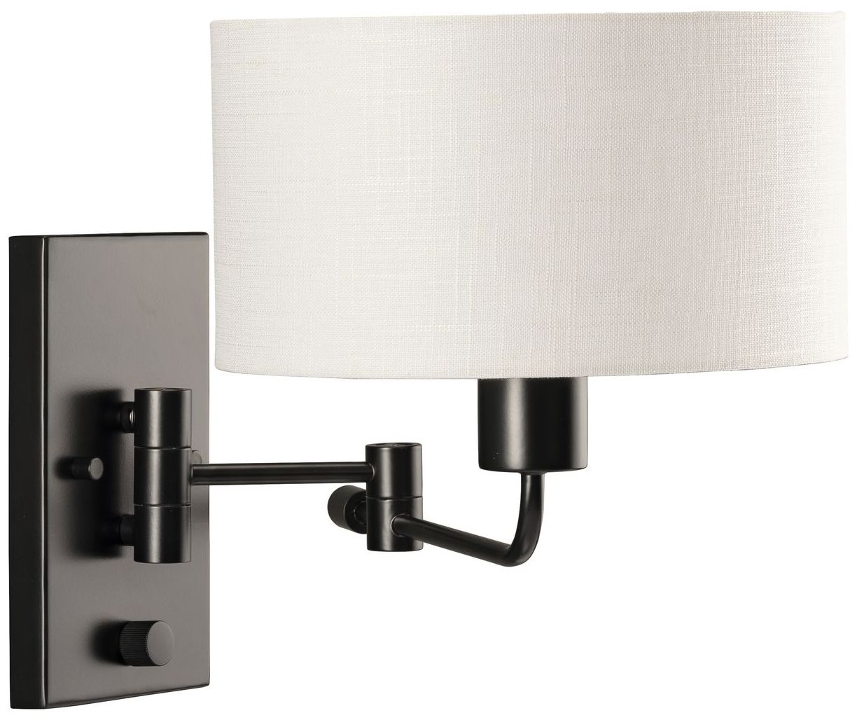 Thumbnail2 of Carrick Collection One-Light Summer Linen Shade Wall Light more views