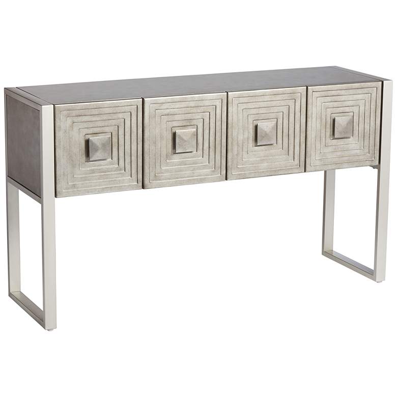 Image 2 Carrington 51 1/2 inch Metallic Painted 4-Door Console Table