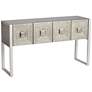 Carrington 51 1/2" Metallic Painted 4-Door Console Table