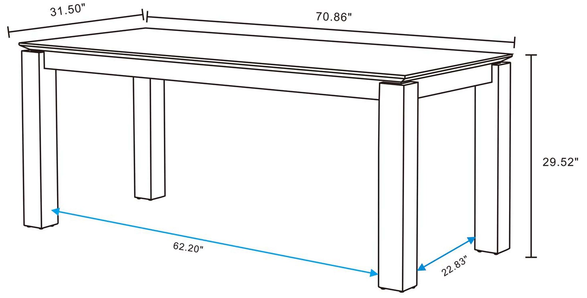 Image 6 Carrington and Rockaway 5-Piece Dining Set more views