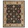 Carrington Oriental Hand Knotted Black Area Rug 3'-6" x 5'-6"