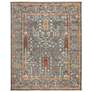 Carrington Oriental Hand Knotted Blue Area Rug 7'-9" x 9'-9"