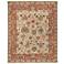 Carrington Oriental Hand Knotted Ivory Area Rug 7'-9" x 9'-9"
