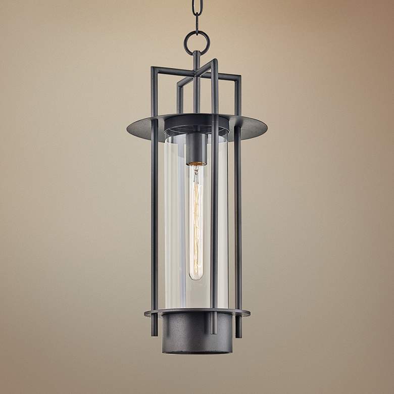 Image 1 Carroll Park 24" High Bronze Outdoor Hanging Light
