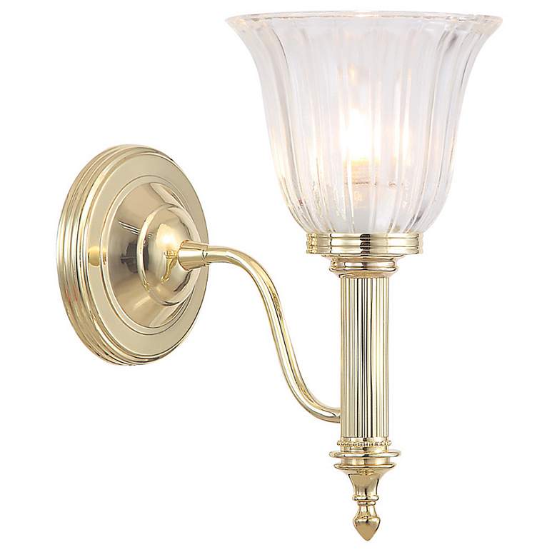 Image 1 Carroll1 1 Light Bath Light in Polished Bronze