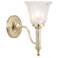 Carroll1 1 Light Bath Light in Polished Bronze