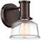 Carson 1 Light Satin Copper Bronze Wall Sconce