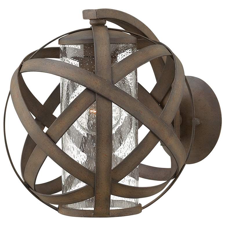 Image 1 Carson 10 1/2" High Vintage Iron Outdoor Wall Light