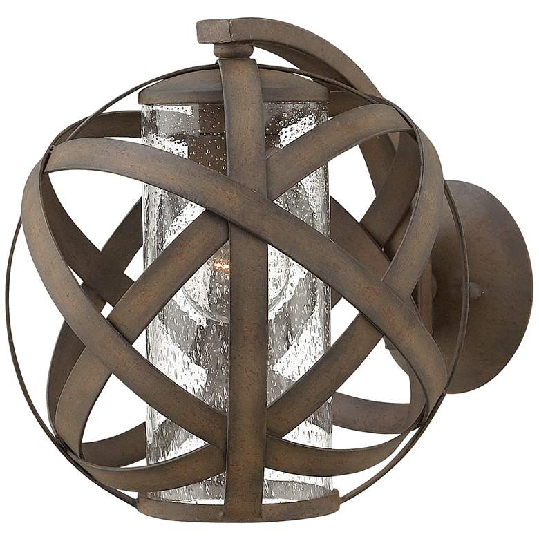 Image 2 Carson 10 1/2" High Vintage Iron Outdoor Wall Light more views