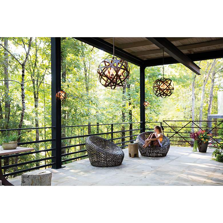Image 3 Carson 10 1/2" High Vintage Iron Outdoor Wall Light more views
