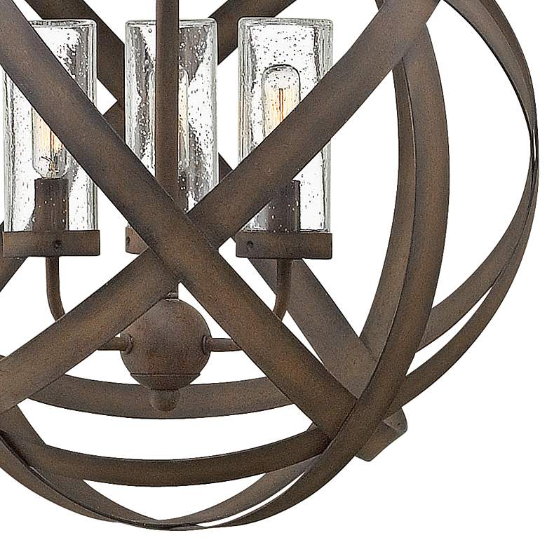 Image 3 Carson 18 1/2" Wide Vintage Iron 3-Light Outdoor Chandelier more views