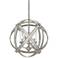 Carson 18 1/2"W Weathered Zinc 3-Light Outdoor Chandelier