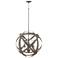 Carson 18 3/4" High Vintage Iron 4W Outdoor Hanging Light