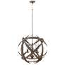 Carson 18 3/4" High Vintage Iron 4W Outdoor Hanging Light