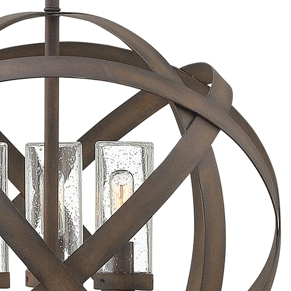 Image 5 Carson 18 3/4" High Vintage Iron 4W Outdoor Hanging Light more views